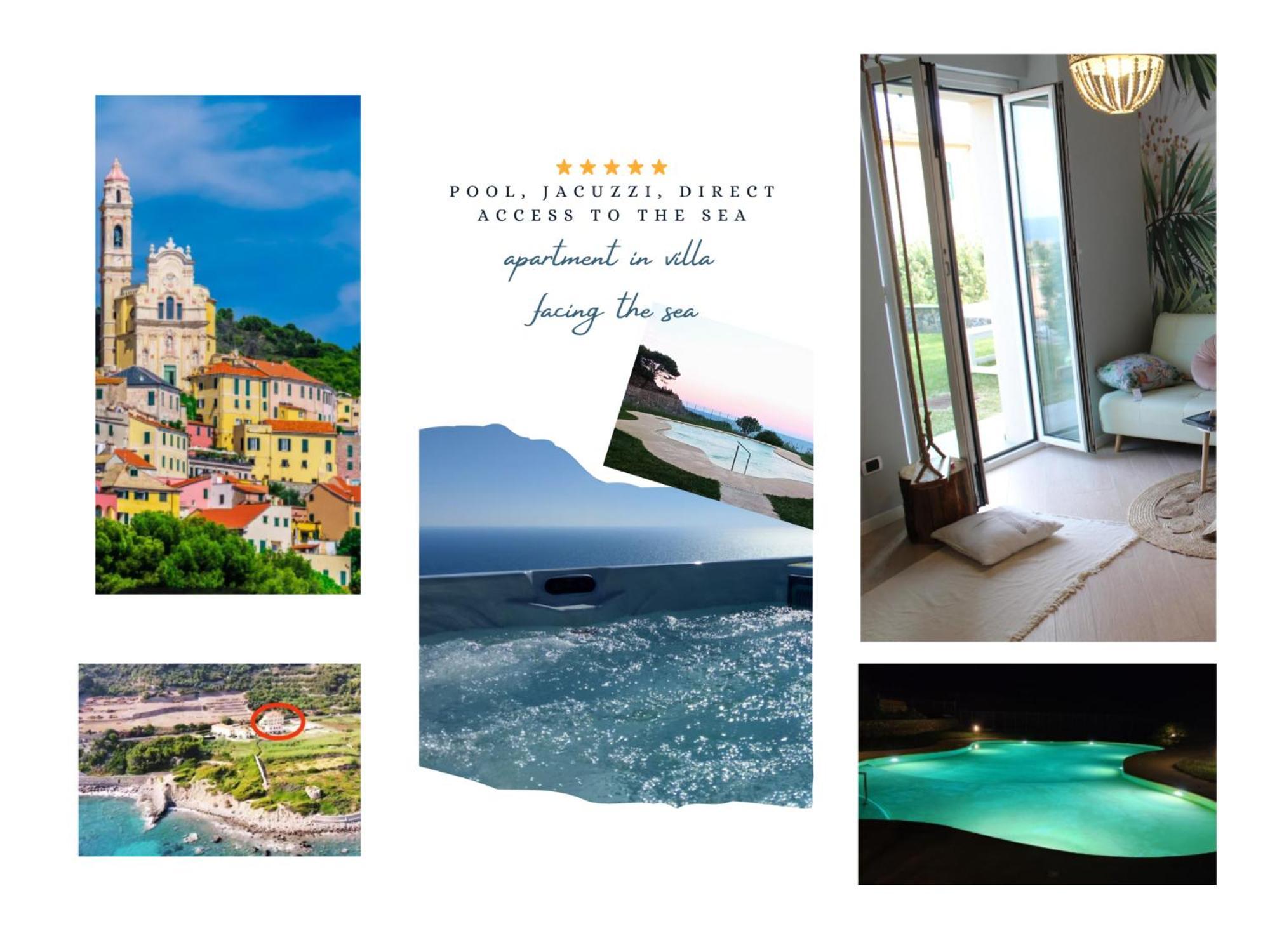 Cluxury-Torre Dei Saraceni Boutique Apt By The Sea Beach, Pool,Private Jacuzzi, Parking Cervo Exterior foto